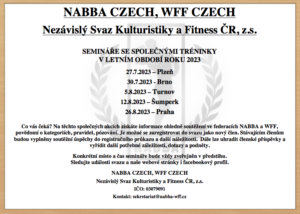Leták semináře léto 2023